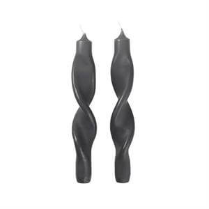 Broste Twisted Candles Pack of 2